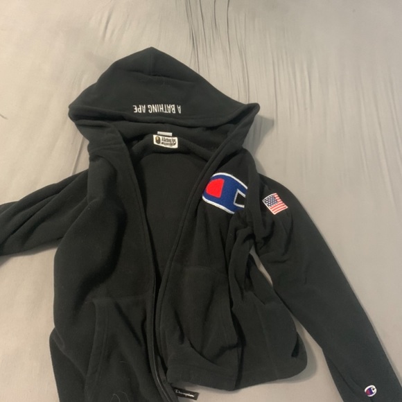 Bape X Champion Polartech Jacket size Small - Picture 2 of 5